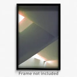 Pixel Art Poster - Simplistic Overhang (8 Bit Psychedelic Video Game Print)