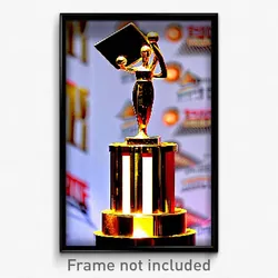 Pixel Art Poster - Striking Movie Awards (8 Bit Psychedelic Video Game Print)