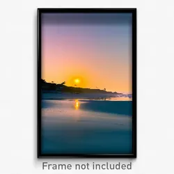 Pixel Art Poster - Frightening Beach (8 Bit Psychedelic Trippy Video Game Print)