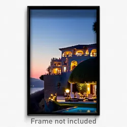 Pixel Art Poster - Vast Villa (8 Bit Psychedelic Trippy Weird Video Game Print)