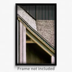 Pixel Art Poster - Concrete Gable (8 Bit Psychedelic Trippy Video Game Print)