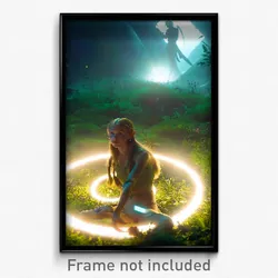 Pixel Art Poster - Meek Fairy Ring (8 Bit Psychedelic Trippy Video Game Print)