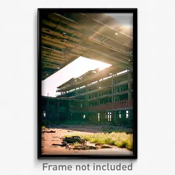 Pixel Art Poster - Abandoned Independence Day (8 Bit Video Game Print)