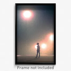 Pixel Art Poster - Empty State (8 Bit Psychedelic Trippy Weird Video Game Print)