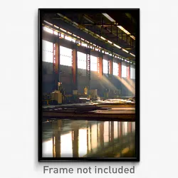 Pixel Art Poster - Humongous Factory (8 Bit Psychedelic Trippy Video Game Print)