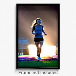 Pixel Art Poster - Basic Track (8 Bit Psychedelic Trippy Weird Video Game Print)