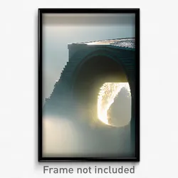 Pixel Art Poster - Advanced Inlet (8 Bit Psychedelic Trippy Video Game Print)