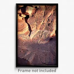 Pixel Art Poster - Zealous Petroglyphs (8 Bit Psychedelic Video Game Print)