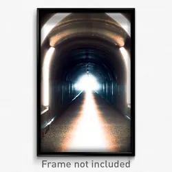Pixel Art Poster - Glaring Tunnel (8 Bit Psychedelic Trippy Video Game Print)