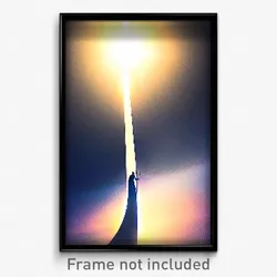 Pixel Art Poster - Graceful Arrowslit (8 Bit Psychedelic Video Game Print)