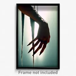 Pixel Art Poster - Webbed Reaches (8 Bit Psychedelic Trippy Video Game Print)