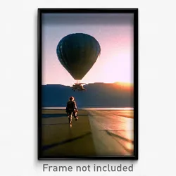 Pixel Art Poster - Rare Landing (8 Bit Psychedelic Trippy Video Game Print)