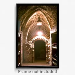 Pixel Art Poster - Coarse Cellar (8 Bit Psychedelic Trippy Video Game Print)