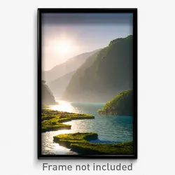 Pixel Art Poster - Harmonious Meander (8 Bit Psychedelic Video Game Print)