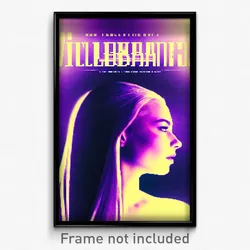 Pixel Art Poster - Violet Badland (8 Bit Psychedelic Trippy Video Game Print)