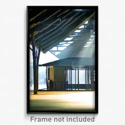 Pixel Art Poster - Nice Shelter (8 Bit Psychedelic Trippy Video Game Print)