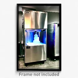 Pixel Art Poster - Cultured Ice Machine (8 Bit Psychedelic Video Game Print)
