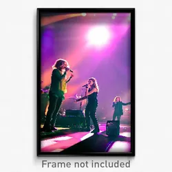 Pixel Art Poster - Upbeat Concert (8 Bit Psychedelic Trippy Video Game Print)