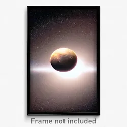 Pixel Art Poster - Brilliant Pluto (8 Bit Psychedelic Trippy Video Game Print)