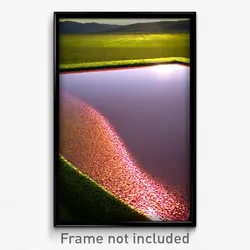 Pixel Art Poster - Polished Pasture (8 Bit Psychedelic Trippy Video Game Print)