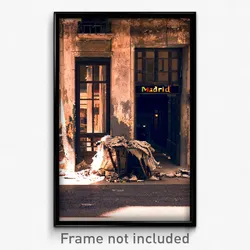 Pixel Art Poster - Tattered Madrid (8 Bit Psychedelic Trippy Video Game Print)