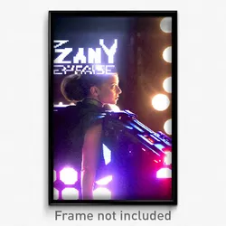Pixel Art Poster - Zany Expanse (8 Bit Psychedelic Trippy Video Game Print)