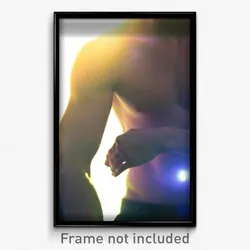 Pixel Art Poster - Stimulating Chest (8 Bit Psychedelic Trippy Video Game Print)