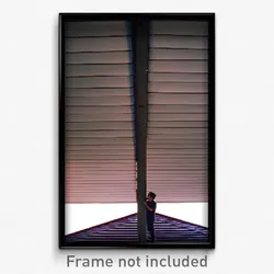 Pixel Art Poster - Dangerous Roof (8 Bit Psychedelic Trippy Video Game Print)