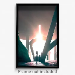 Pixel Art Poster - Wild Nave (8 Bit Psychedelic Trippy Weird Video Game Print)