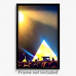 Pixel Art Poster - Triangular Music Festival (8 Bit Video Game Print)
