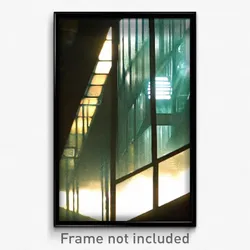 Pixel Art Poster - Cool Glass (8 Bit Psychedelic Trippy Weird Video Game Print)