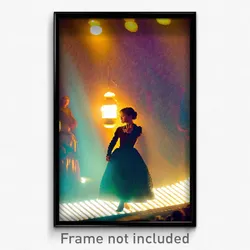 Pixel Art Poster - Warm Tableau (8 Bit Psychedelic Trippy Video Game Print)