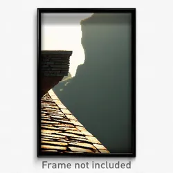 Pixel Art Poster - Admired Ledge (8 Bit Psychedelic Trippy Video Game Print)