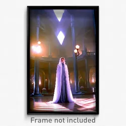 Pixel Art Poster - Negligible Sanctum (8 Bit Psychedelic Video Game Print)