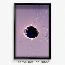 Pixel Art Poster - Neglected Hole (8 Bit Psychedelic Trippy Video Game Print)