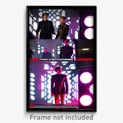 Pixel Art Poster - Flashy Antechamber (8 Bit Psychedelic Video Game Print)