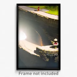 Pixel Art Poster - Little Ledge (8 Bit Psychedelic Trippy Video Game Print)