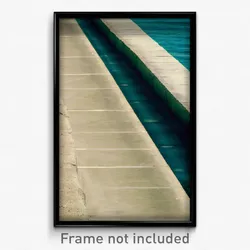 Pixel Art Poster - Concrete Strand (8 Bit Psychedelic Trippy Video Game Print)