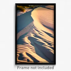 Pixel Art Poster - Old Dunes (8 Bit Psychedelic Trippy Weird Video Game Print)