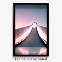 Pixel Art Poster - Heavenly Ramp (8 Bit Psychedelic Trippy Video Game Print)