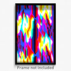 Pixel Art Poster - Kaleidoscopic Earldom (8 Bit Psychedelic Video Game Print)