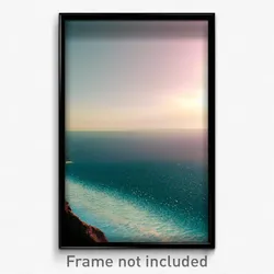 Pixel Art Poster - Pretty Seascape (8 Bit Psychedelic Trippy Video Game Print)