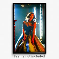 Pixel Art Poster - Glamorous Rise (8 Bit Psychedelic Trippy Video Game Print)