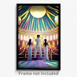 Pixel Art Poster - Magnificent Dais (8 Bit Psychedelic Trippy Video Game Print)