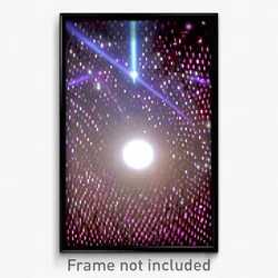 Pixel Art Poster - Vacant Hyperspace (8 Bit Psychedelic Trippy Video Game Print)