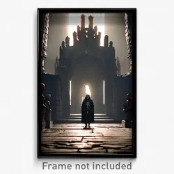 Pixel Art Poster - Dark Ossuary (8 Bit Psychedelic Trippy Video Game Print)