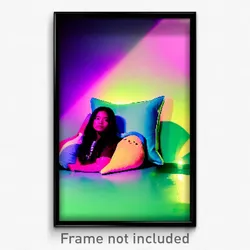 Pixel Art Poster - Mellow Pillow (8 Bit Psychedelic Trippy Video Game Print)