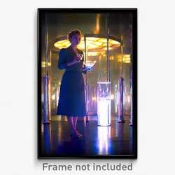 Pixel Art Poster - Glass Relicry (8 Bit Psychedelic Trippy Video Game Print)