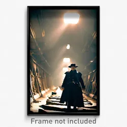 Pixel Art Poster - Dangerous Trench (8 Bit Psychedelic Trippy Video Game Print)
