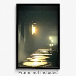 Pixel Art Poster - Muted Sewer (8 Bit Psychedelic Trippy Weird Video Game Print)